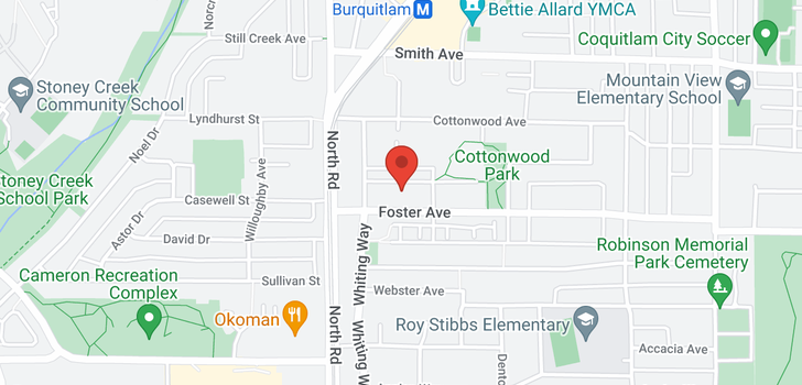map of 1006 525 FOSTER AVENUE